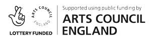 Supported by the Arts Council of England