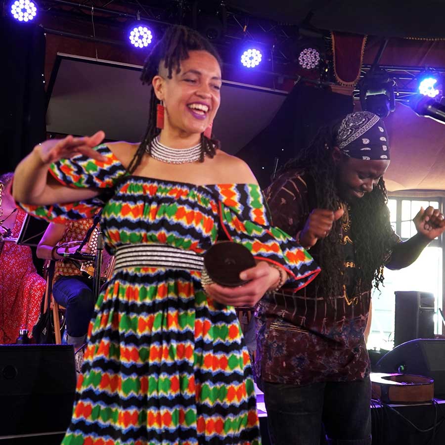 Hoda Jahanpour’s Ensemble Nomad with Dudù Kouate